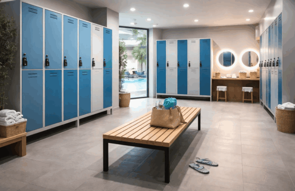 Vestiare metalice pentru piscine și centre SPA – Soluția ideală pentru medii umede