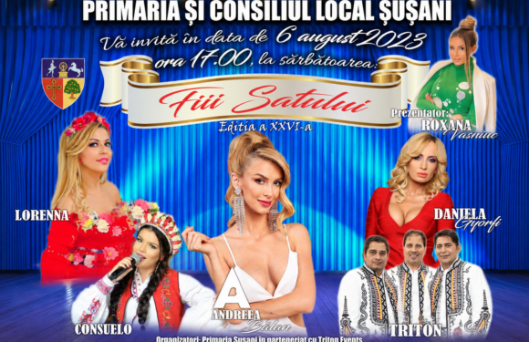 Pregătiri pe ultima sută de metri pentru Ziua Comunei Șușani